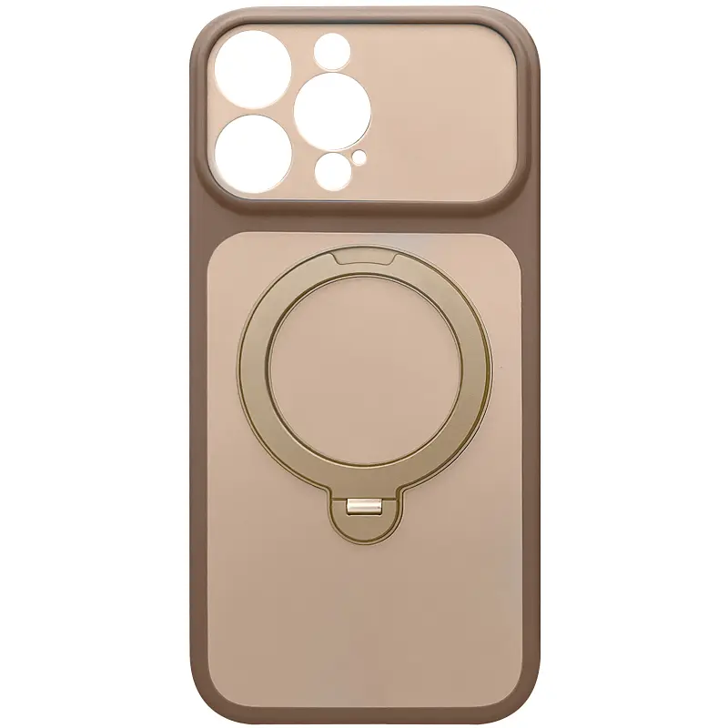 Чохол Ummi Full Camera with MagSafe HQ Ring для Apple iPhone 16 Pro Max (6.9") Brown Gold
