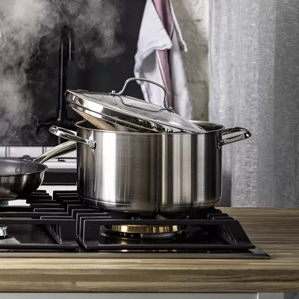 Каструля з кришкою KitchenAid Proline, 24 см, 5,7л (CC001879-001) - фото 2