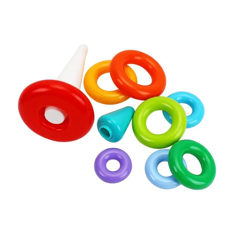 Детская игрушка Пирамидка 1904TXK выдувная, 9 элементов, 31 см - фото 5