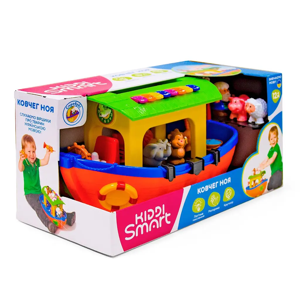 Ігровий набір KIDDI SMART – КОВЧЕГ НОЯ 63404 Різнокольоровий (6900007359221) shop (6900007359221) - фото 4