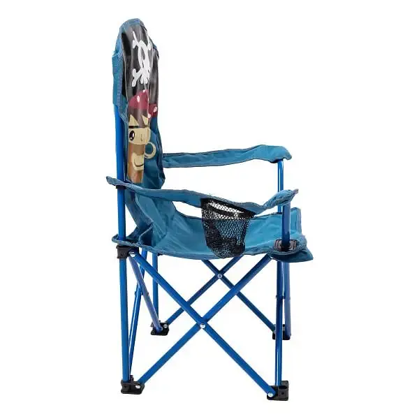 Детское кресло туристическое Lugi складное синее SJ-0065BL - фото 4