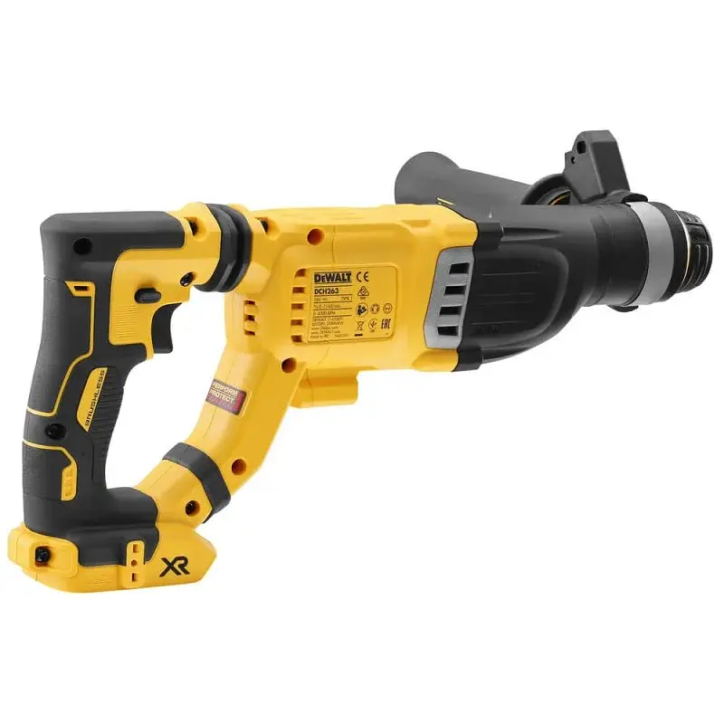 DeWALT Перфоратор акумуляторний DeWalt SDS PLUS 18В 3Дж 0-1165об/хв 0-4300уд/хв 3 режими, кейс 2.7кг без АКБ і ЗП - фото 4