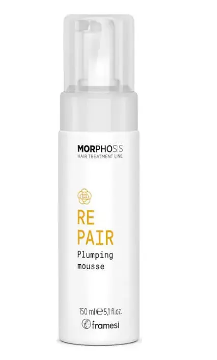 Мус для відновлення та об’єму волосся Framesi MORPHOSIS REPAIR PLUMPING MOUSS 150 мл