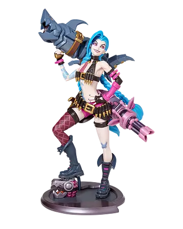 Статуетка Jinx Джинкс Ліга Легенд League of Legends 32 см LOL 22. 38 - фото 2