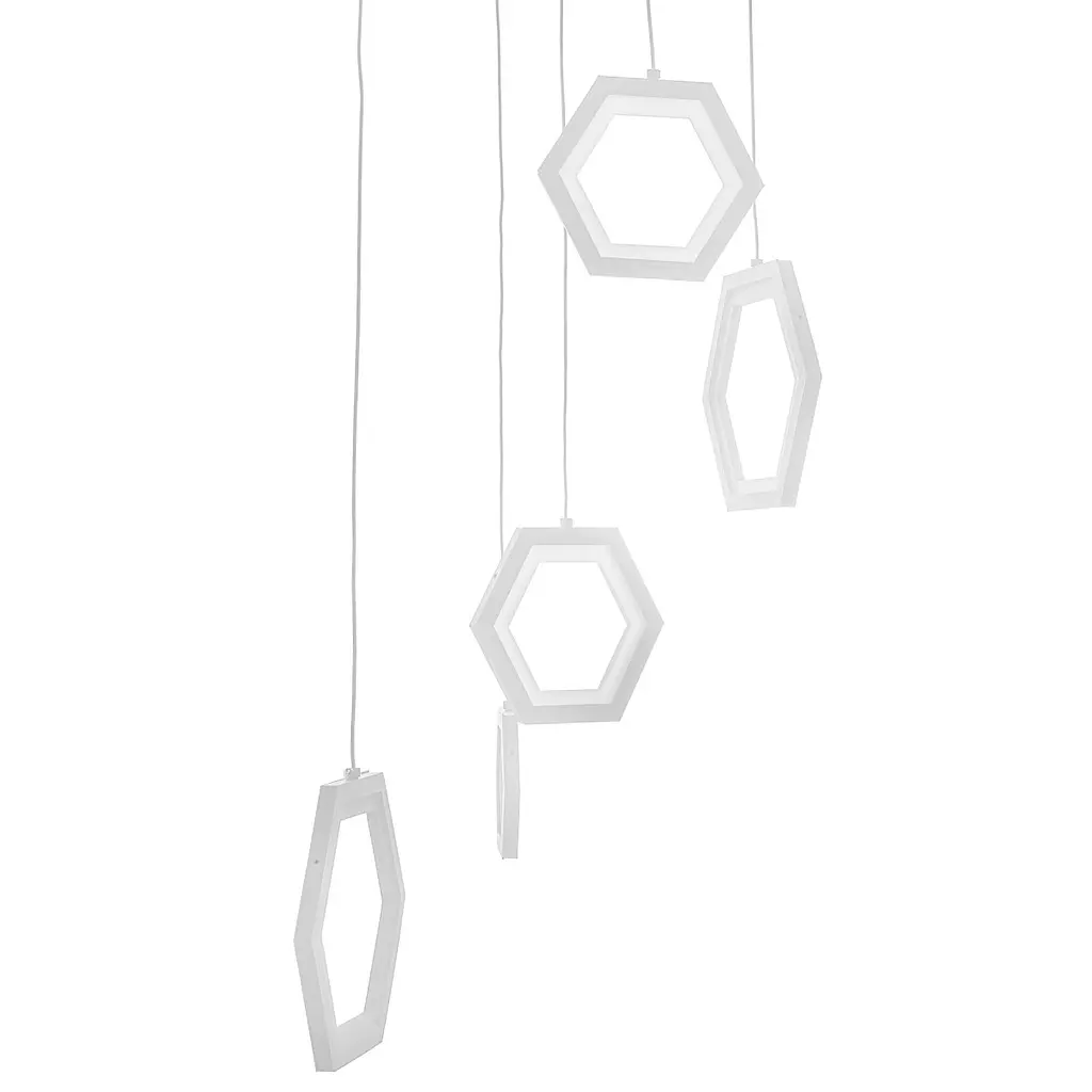 Світильник стельовий Brille підвісний світлодіодний для холу BR-936S/44W LED WH - фото 7