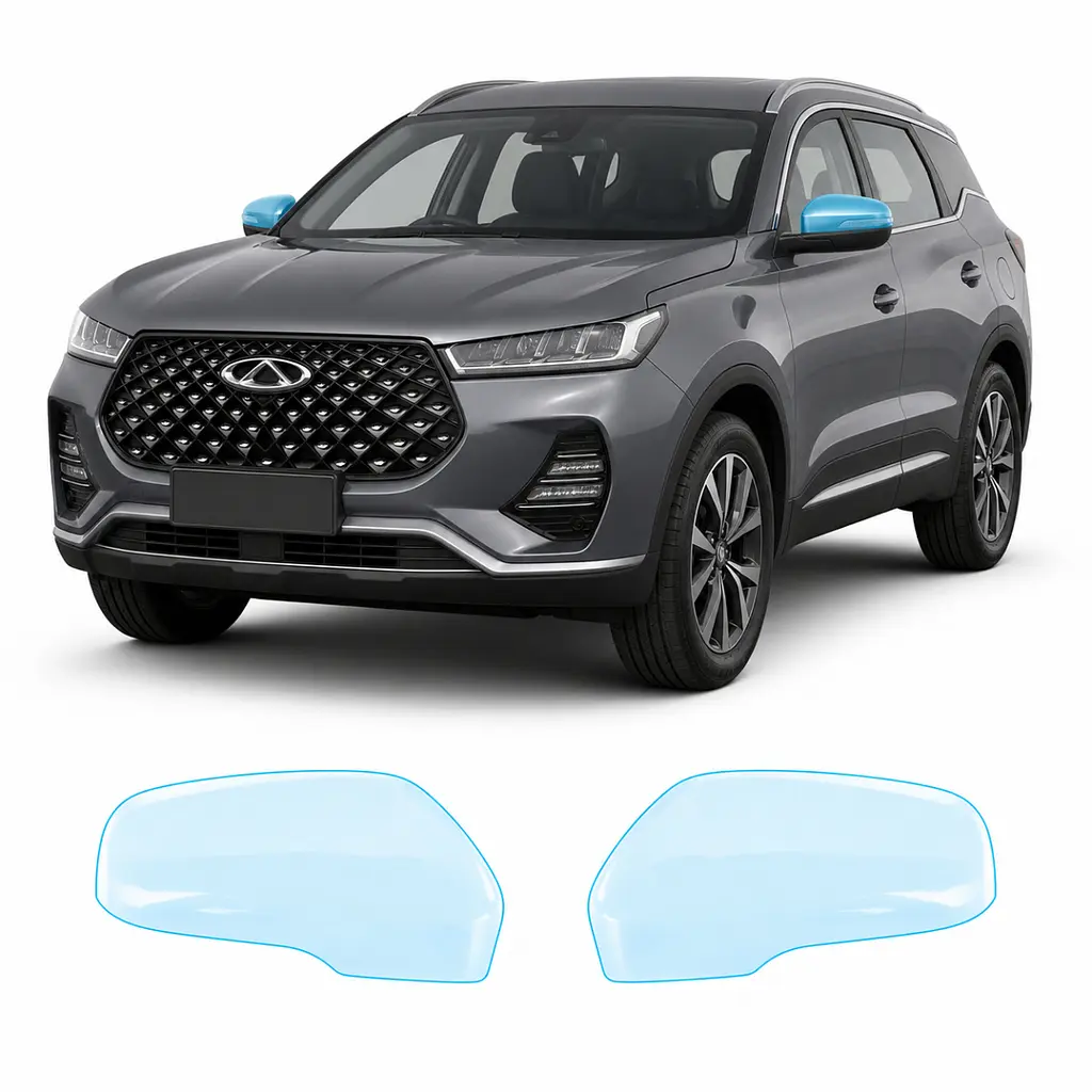 Антигравійна захисна бронеплівка за лекалами для Chery Tiggo 7 Pro I 2020-2022 - дзеркала