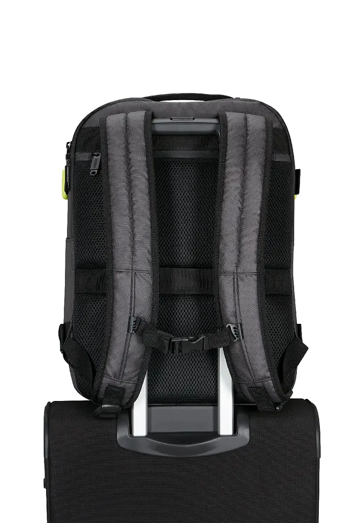 Рюкзак 15.6'' American Tourister URBAN TRACK BLACK/LIME 45x34x33 MD1*19212 - фото 8