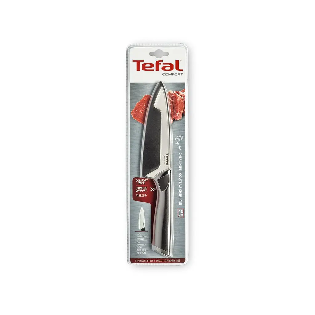 Кухонний ніж Tefal Comfort 15 см + чохол (K2213144) - фото 5
