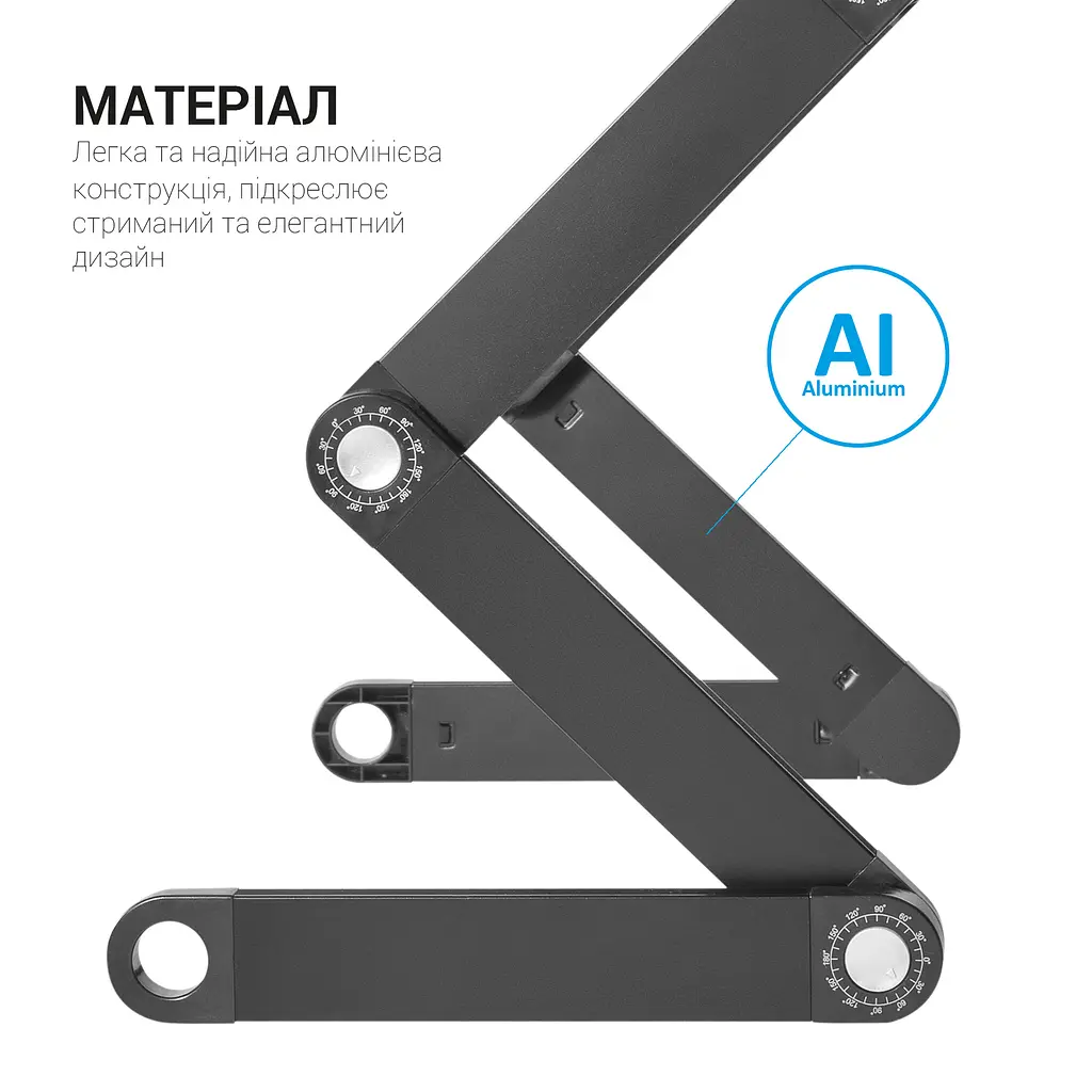 Охолоджуючий столик для ноутбука OfficePro Black (CD1230) - фото 8