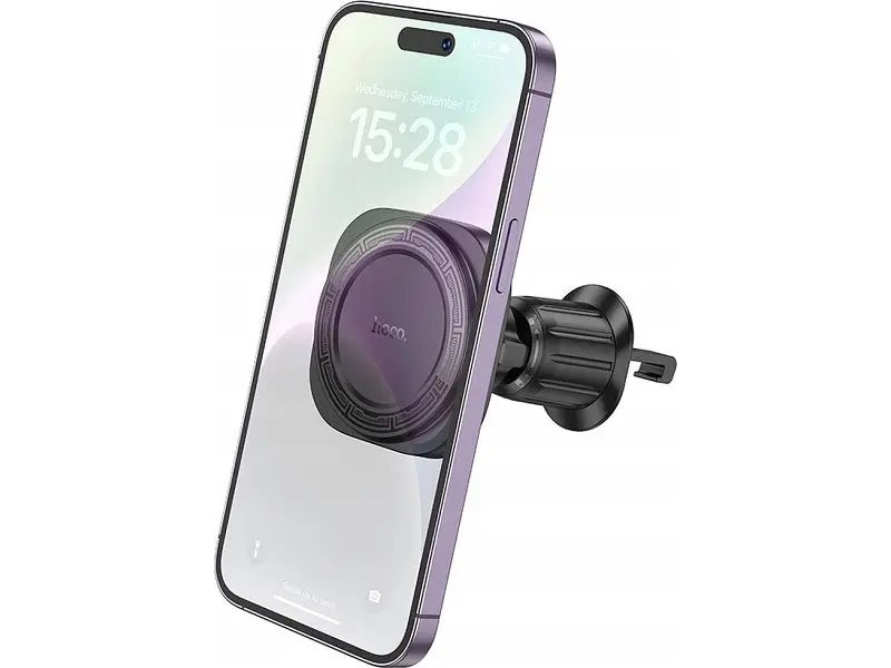 Автомобільний тримач для смартфона Hoco H28 Rainbow Magnetic Black (6942007611459) - фото 4
