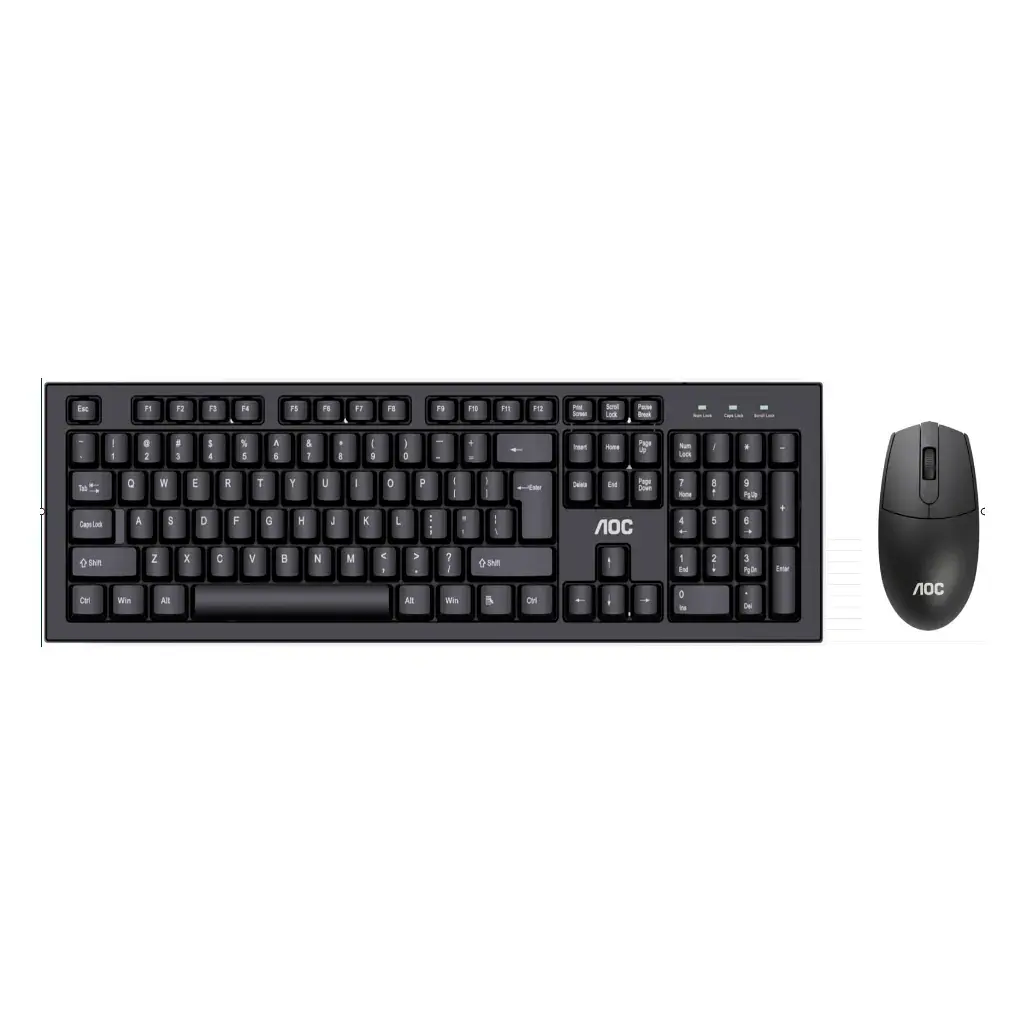Комплект AOC KM210B Wireless UA Black (KM210B/97)