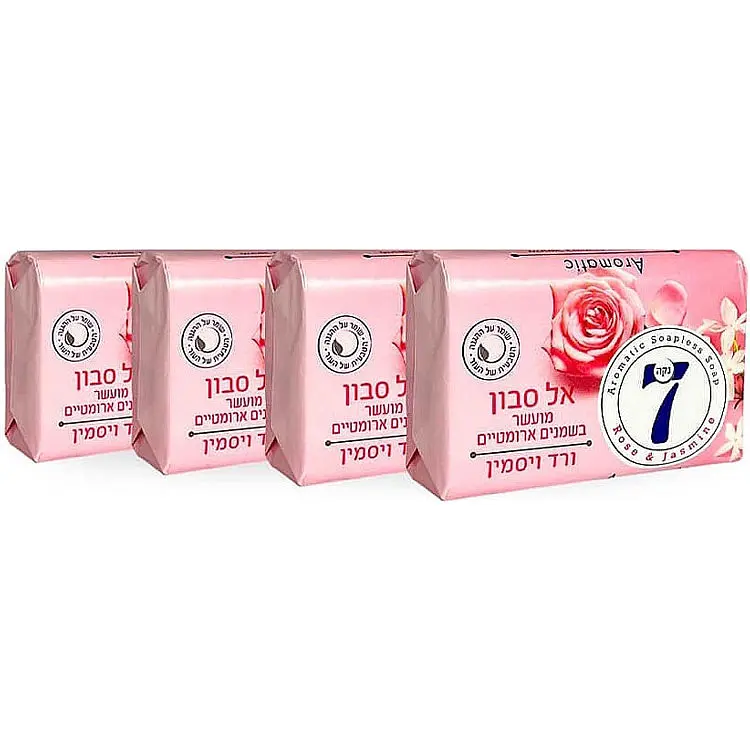 Тверде мило для душу Neca 7 Aromatic Троянда та Жасмин (4 шт. х 100 г) - фото 2