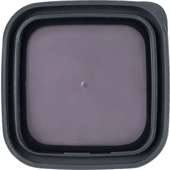 Контейнер для сыпучих продуктов Violet House 1.1 л черный (0310 Transparent Black) - фото 4
