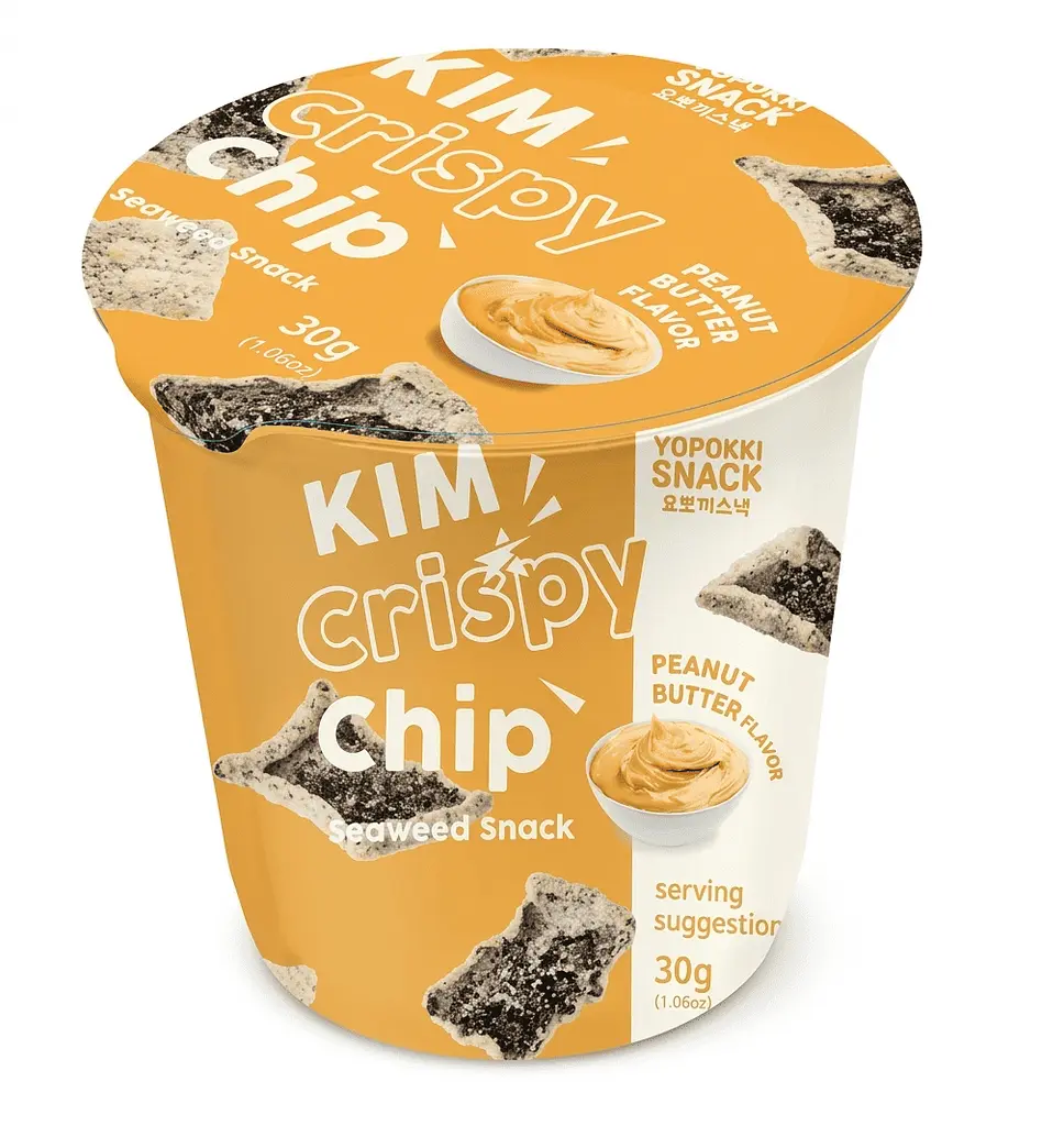Чіпси Yopokki Kim Crispy Chip Peanut Butter Flavor 30г - фото 2