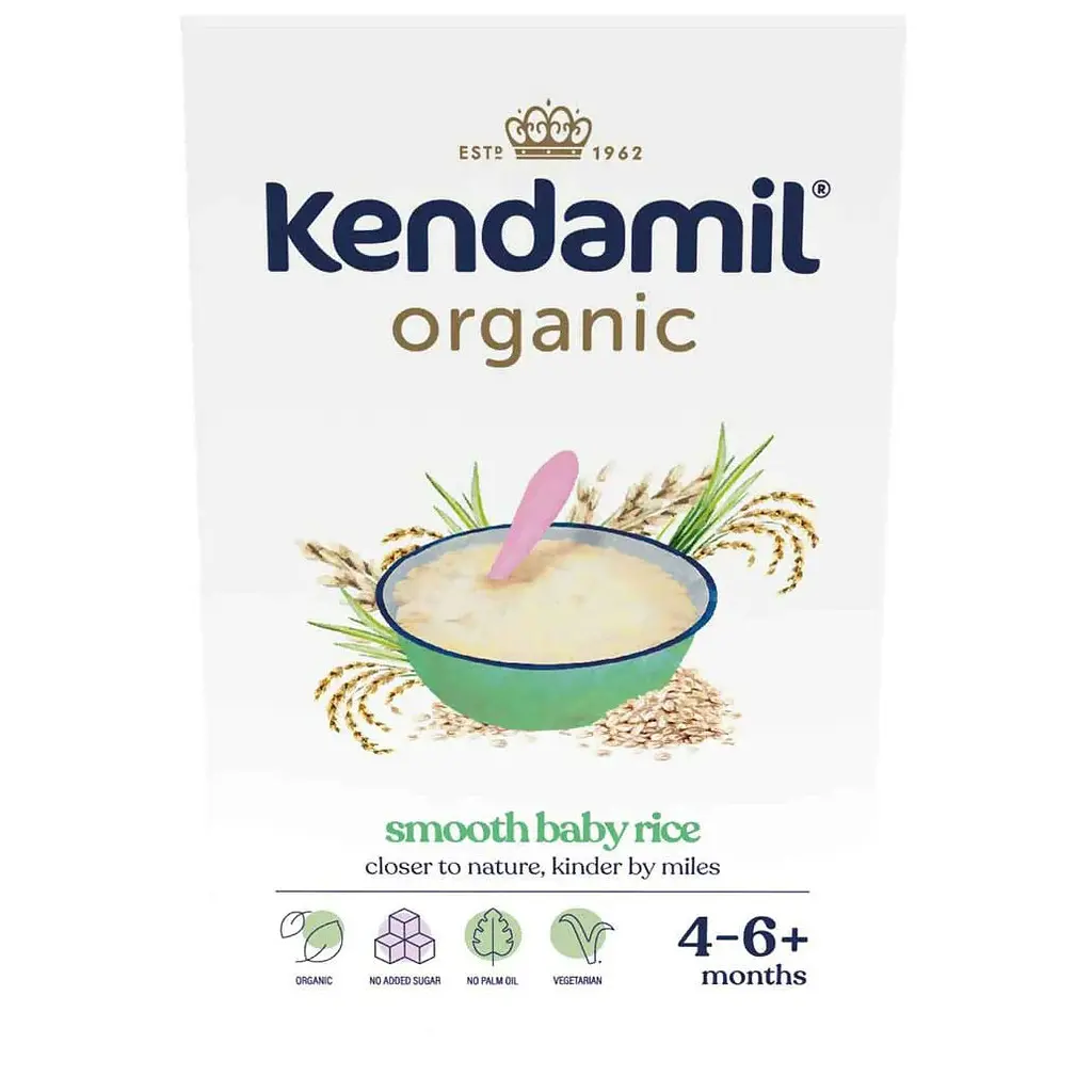 Безмолочна каша Kendamil Organic Рисова 240 г (2 шт. х 120 г) - фото 2