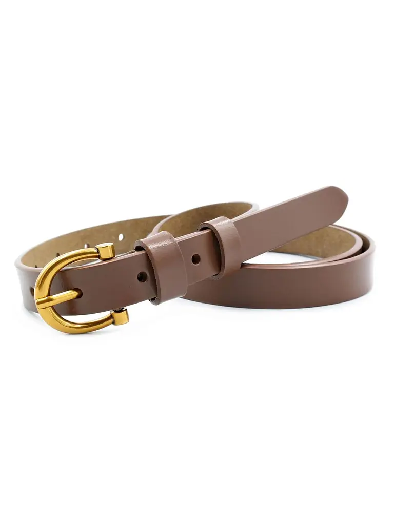 Жіночий шкіряний ремінь 1,8 х 110 см Weatro Коричневий zhin-kit-18k-0070 (zhin-kit-18k-0070) - фото 3