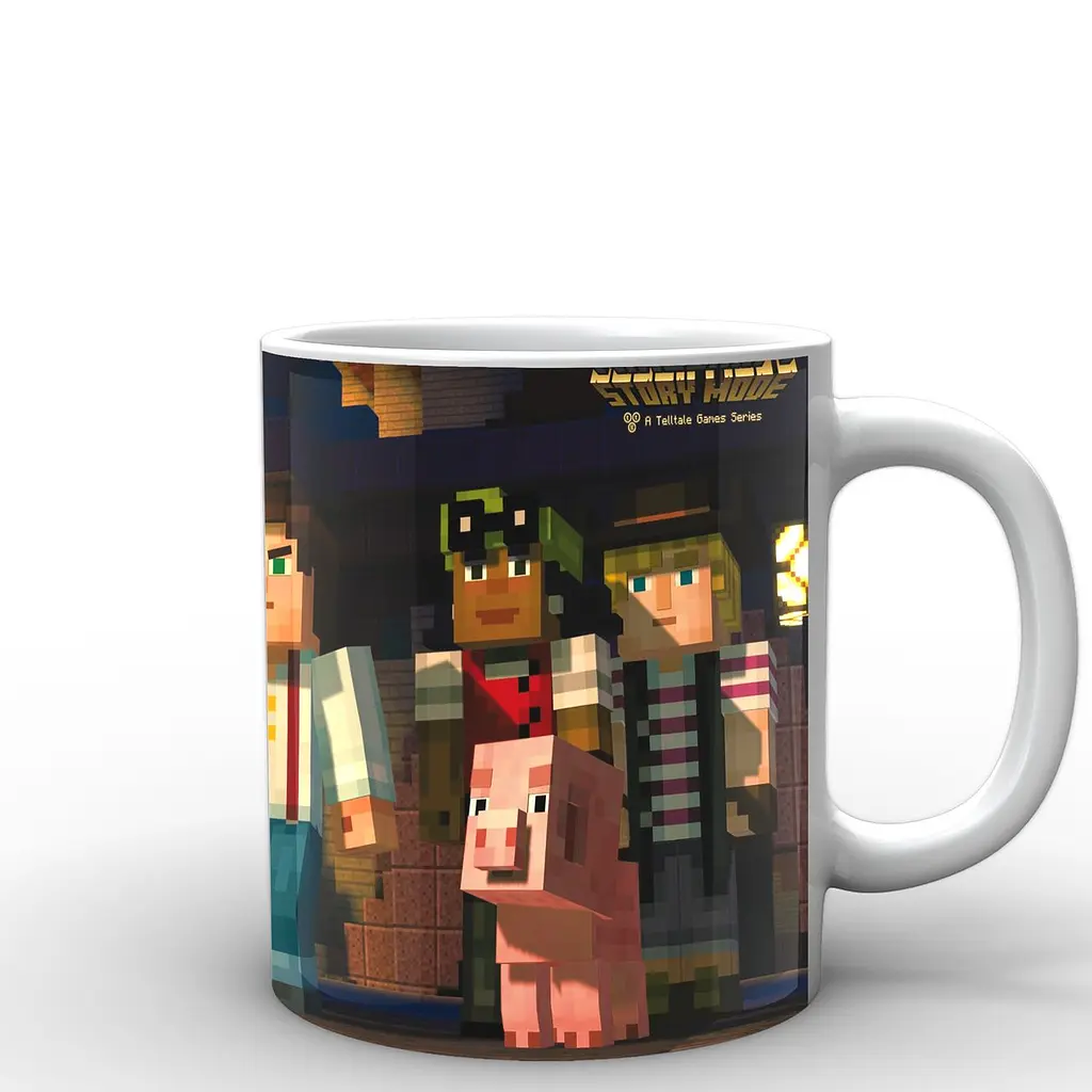 Кухоль GeekLand Minecraft Майнкрафт моби MС.02.027 330 мл синій - фото 2