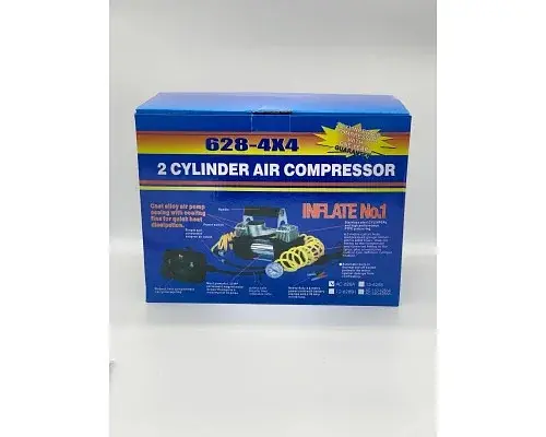 Автомобільний компресор двопоршневий Air Compressor 12V 628-4x4 - фото 3