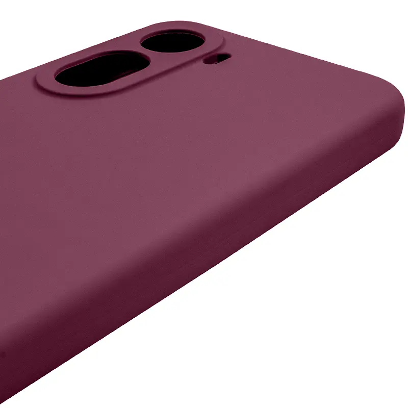 Чохол Silicone Cover Lakshmi Full Camera (AAA) для Xiaomi Redmi A7 Pro 4G / Poco C81 Бордовий / Plum - фото 4