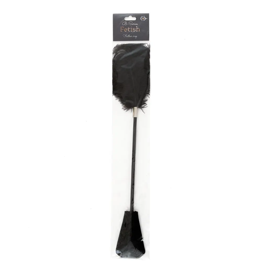 Стек Fetish B-Series Tickler Whip 1.0, 43.5 см (черный) - фото 7
