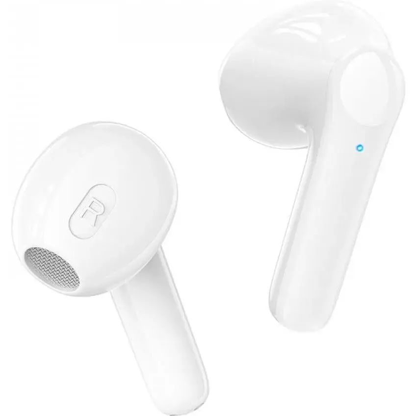 Бездротові навушники Borofone BW15 Bluetooth V5.3 30/250mAh RGB підсвічування 4h Type C White - фото 3