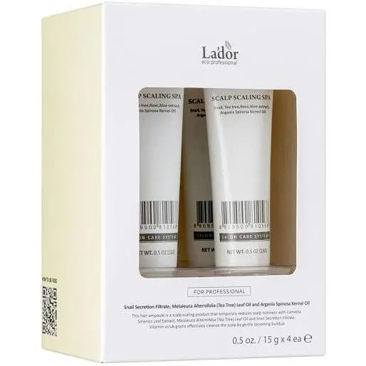 Сироватка-пілінг для шкіри голови Lador Scalp Scaling Spa 60 мл (4 шт. х 15 мл) - фото 2