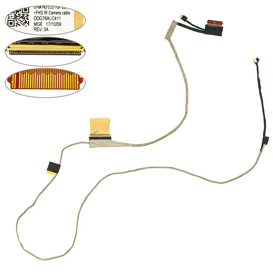 Шлейф матриці для ноутбука HP (Pavilion:15-CC 15-CK) 40pin LED (DDG76ALC411)