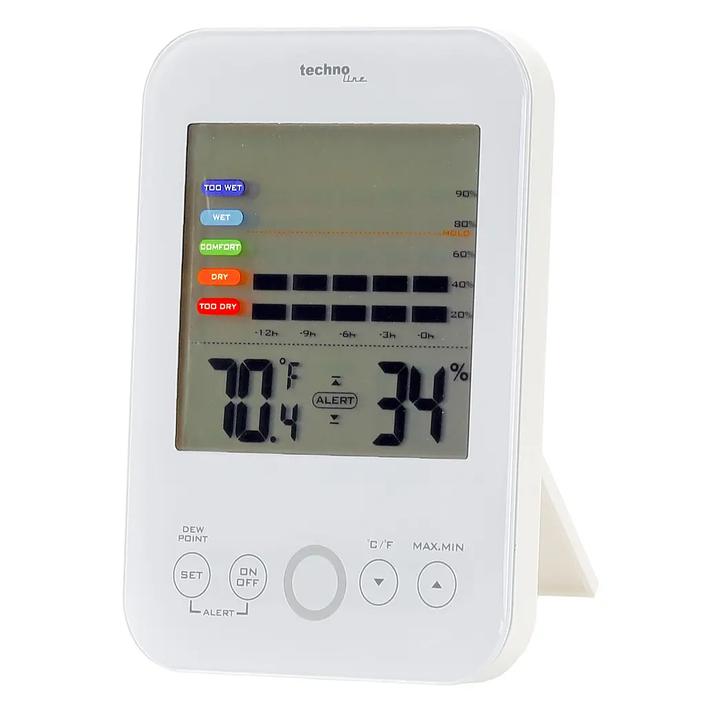 Термогігрометр Technoline WS9422 White (WS9422), Білий - фото 2