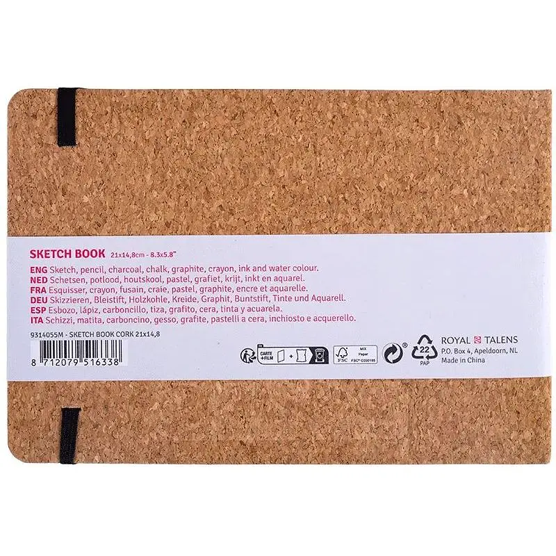 Блокнот для графики Royal Talens Art Creation А5 (14.8х21 см) 140г/м2 80л Cork - фото 3