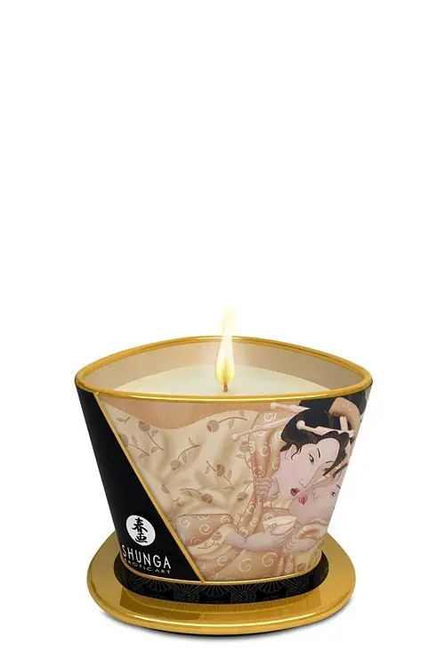 Масажна свічка Shunga Massage Candle з ароматом ванілі, 170 мл