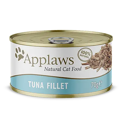 Консерви для котів Applaws Tuna Fillet in Broth з тунцем 70г - фото 4