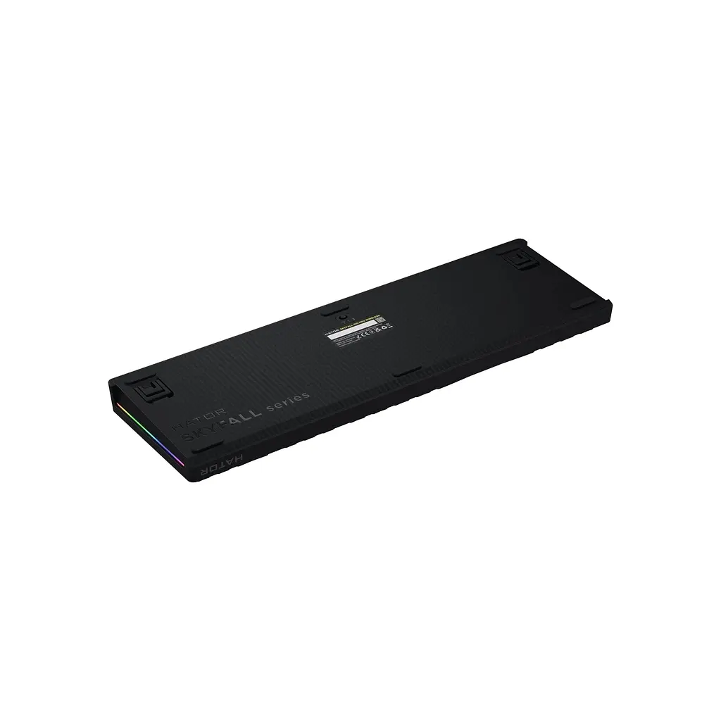 Клавіатура Hator Skyfall 100 PRO Aurum Vanila Silent RGB Wireless/Bluetooth/USB UA Black (HTK4101UA) - фото 7