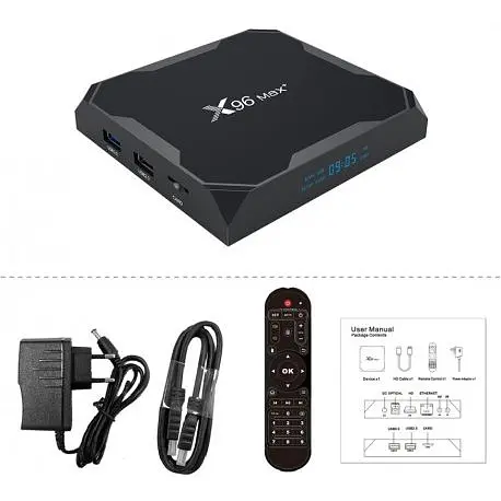 Приставка IPTV Android TV XPRO X96 MAX Box 4+32G (lp-88279_2486) - фото 3