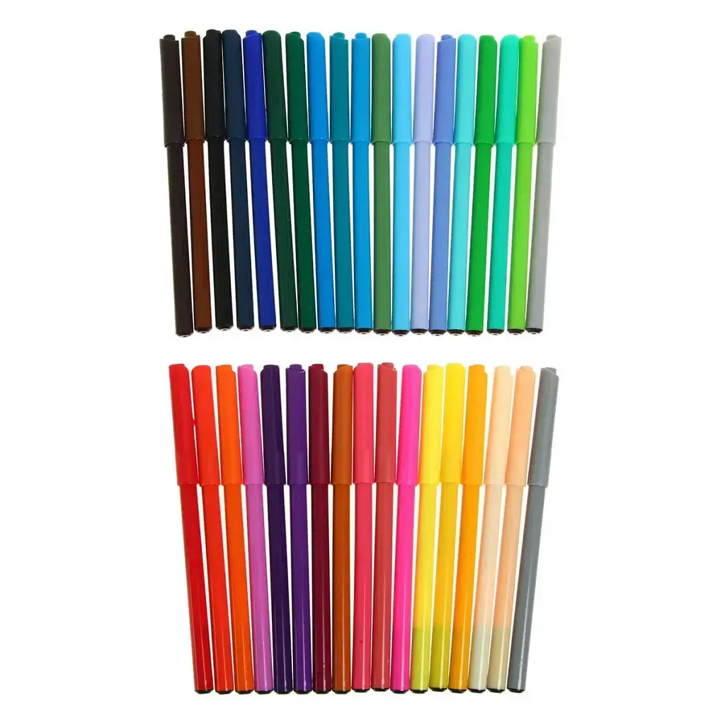 Фломастери Faber-Castell Замок Felt tip pen Castle у картонній коробці 36 кольорів (31678) - фото 3