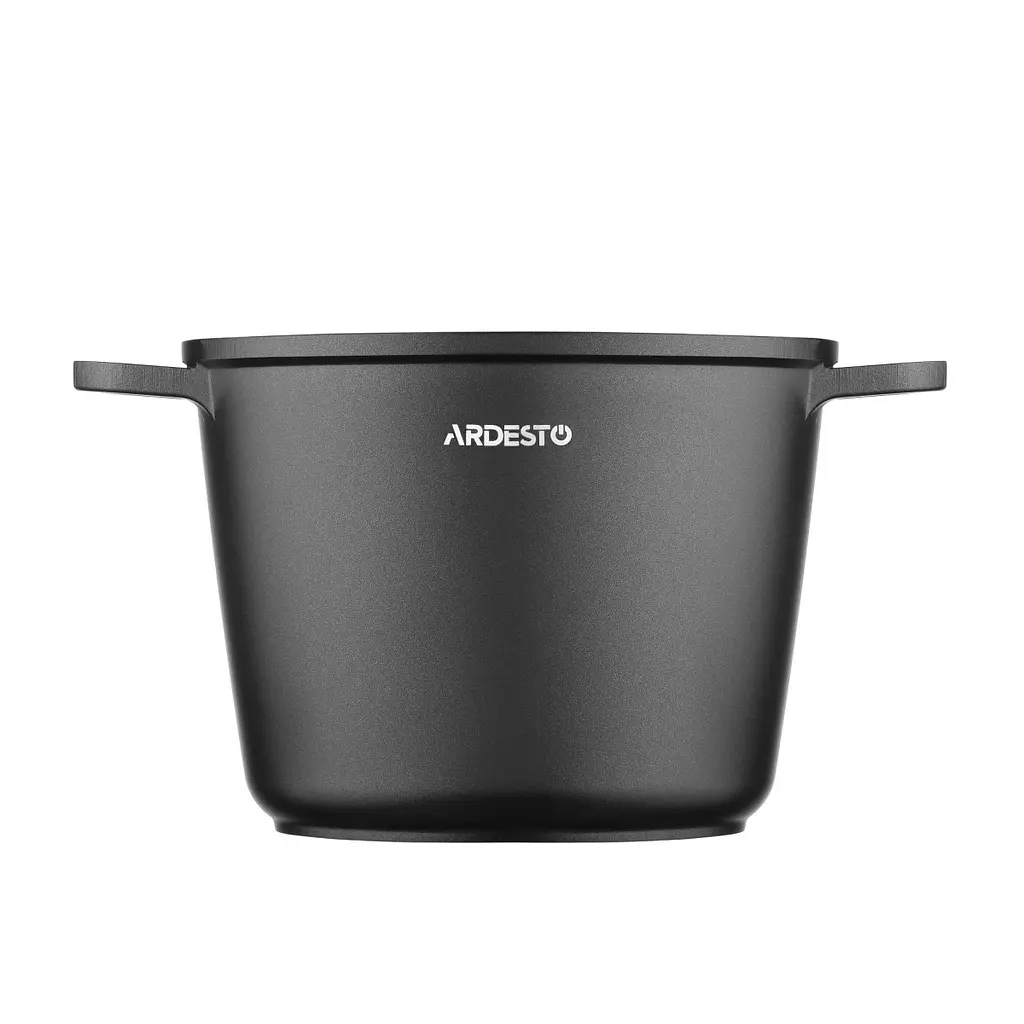Каструля з кришкою глибока Ardesto Gemini Lazio AR1940CA 4 л 20 см чорна - фото 4