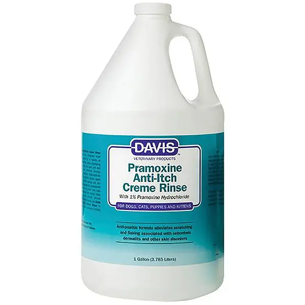 Кондиціонер Davis PRAMOXINE Anti-Itch Creme Rinse Девіс від свербежу для собак, котів (промоксин 1%), 3.8 л (PCRG)