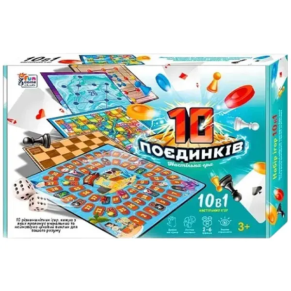 Гра 10 поєдинків 4FUN Game Club різнокольоровий ЦБ-00245706 - фото 2