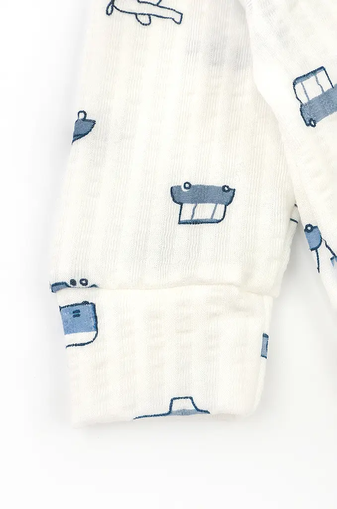 Чоловічок для немовлят з манжетами Cars застібка-блискавка - фото 4