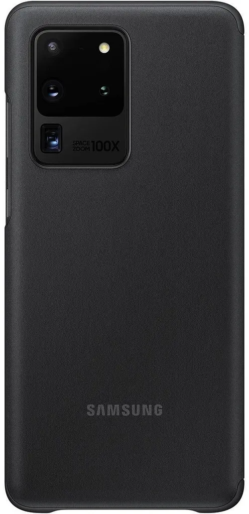 Оригінальний чохол-книжка S-View Clear View Cover для Samsung Galaxy S20 Ultra 5G Чорний EF-ZG988CBEGRU - фото 5