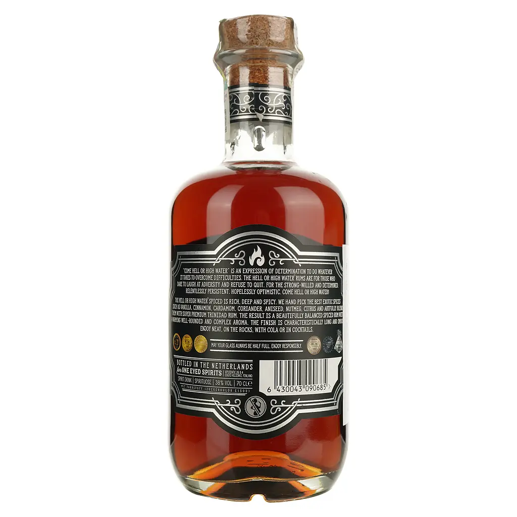 Ром Hell or High Water Spiced 38% 0.7 л - фото 2