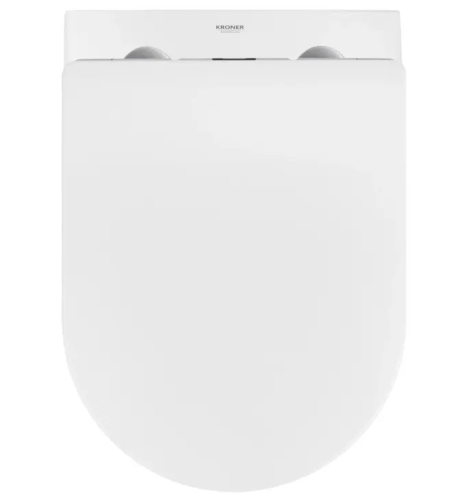 Унітаз підвісний безобідковий Kroner Harz WHI523632 RIMLESS з сидінням (KH523632WHIR) (CV032969) - фото 8