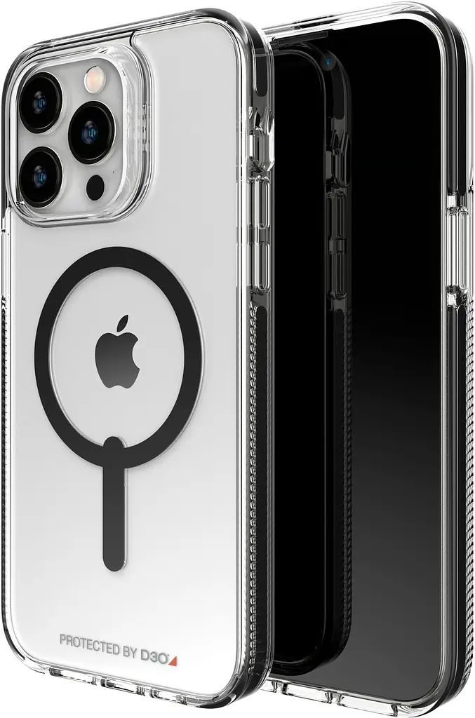 Оригінальний протиударний чохол Gear4 Santa Cruz MagSafe для iPhone 14 Pro Clear Black (702010123) - фото 8