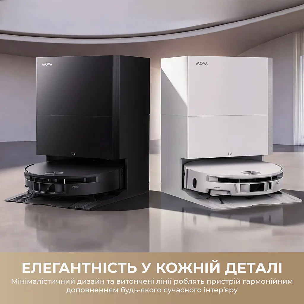Робот пилосос миючий MOVA S70 Roller Black - фото 14