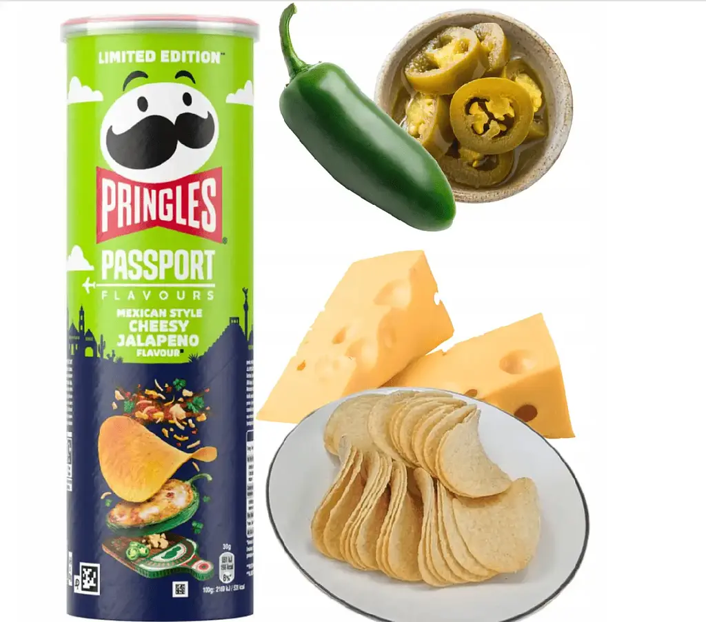 Чіпси Pringles Passport Mexican Cheesy Jalapeno 165 г - фото 3