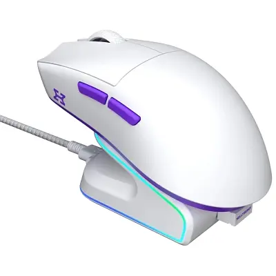 Мишка Hator Hellyberry HM47 Wireless White/Violet (HM47_white_violet) - фото 5