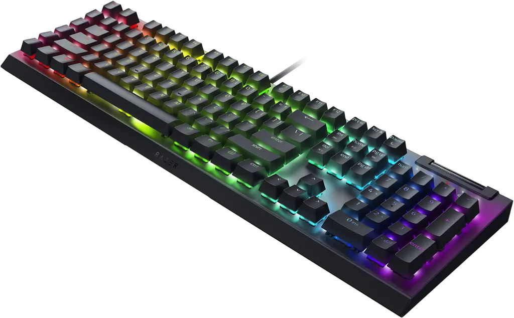 Клавіатура RAZER BlackWidow V4 X Green Switch RU RGB Black (RZ03-04700800-R3R1) - фото 2