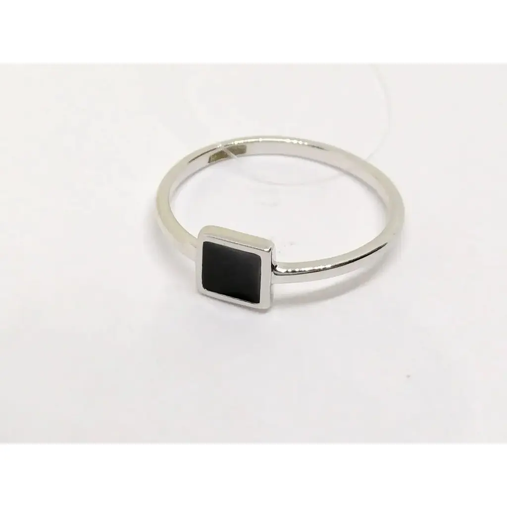 Срібне кільце Qvaliz з емаллю. 90101182 16 - фото 3