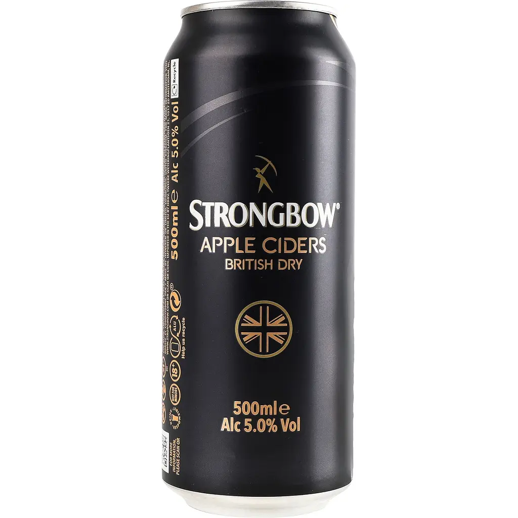 Сидр Strongbow Apple Ciders British Dry 5% 0.5 л з/б