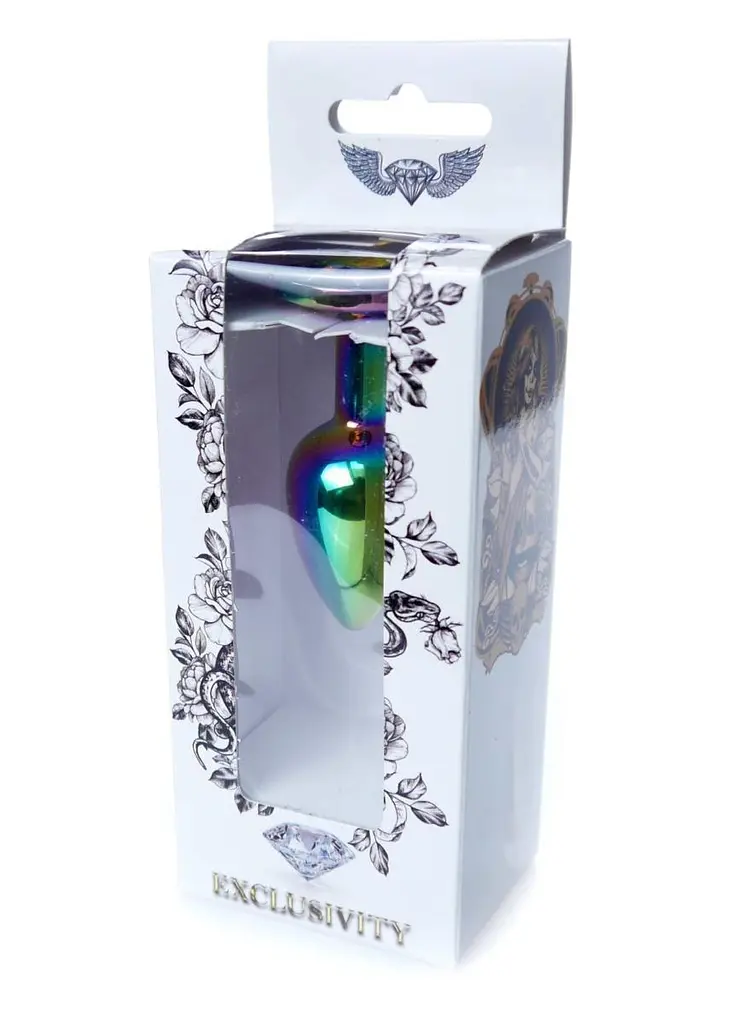 Анальна пробка - Jewellery Multicolour Plug Clear - фото 7