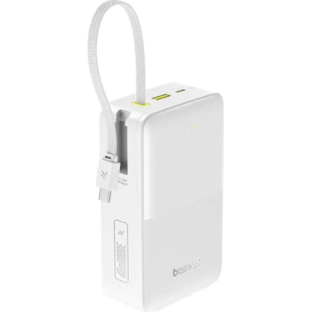 Внешний аккумулятор Baseus EnerFill FC51 Bipow 2 Pro 30000mAh 22.5W White (E0028101) [163468] - фото 2